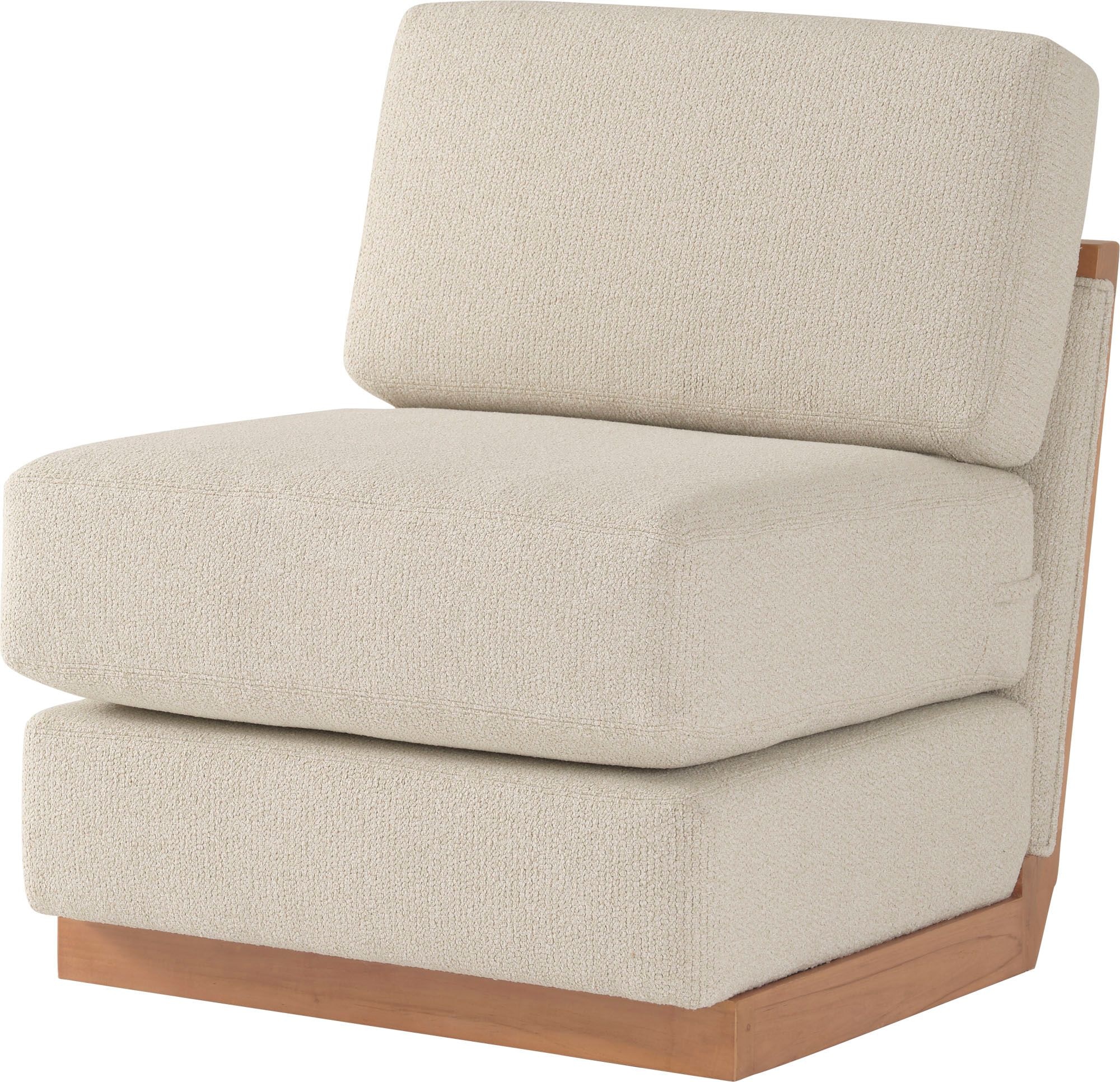 McGuire Furniture Schooner Outdoor Armless Chair MCO3553CA