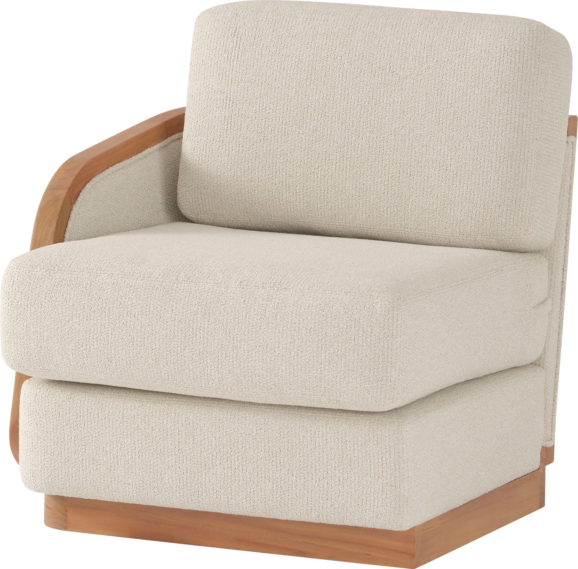 McGuire Furniture Schooner Outdoor Left Arm Chair MCO3553CL