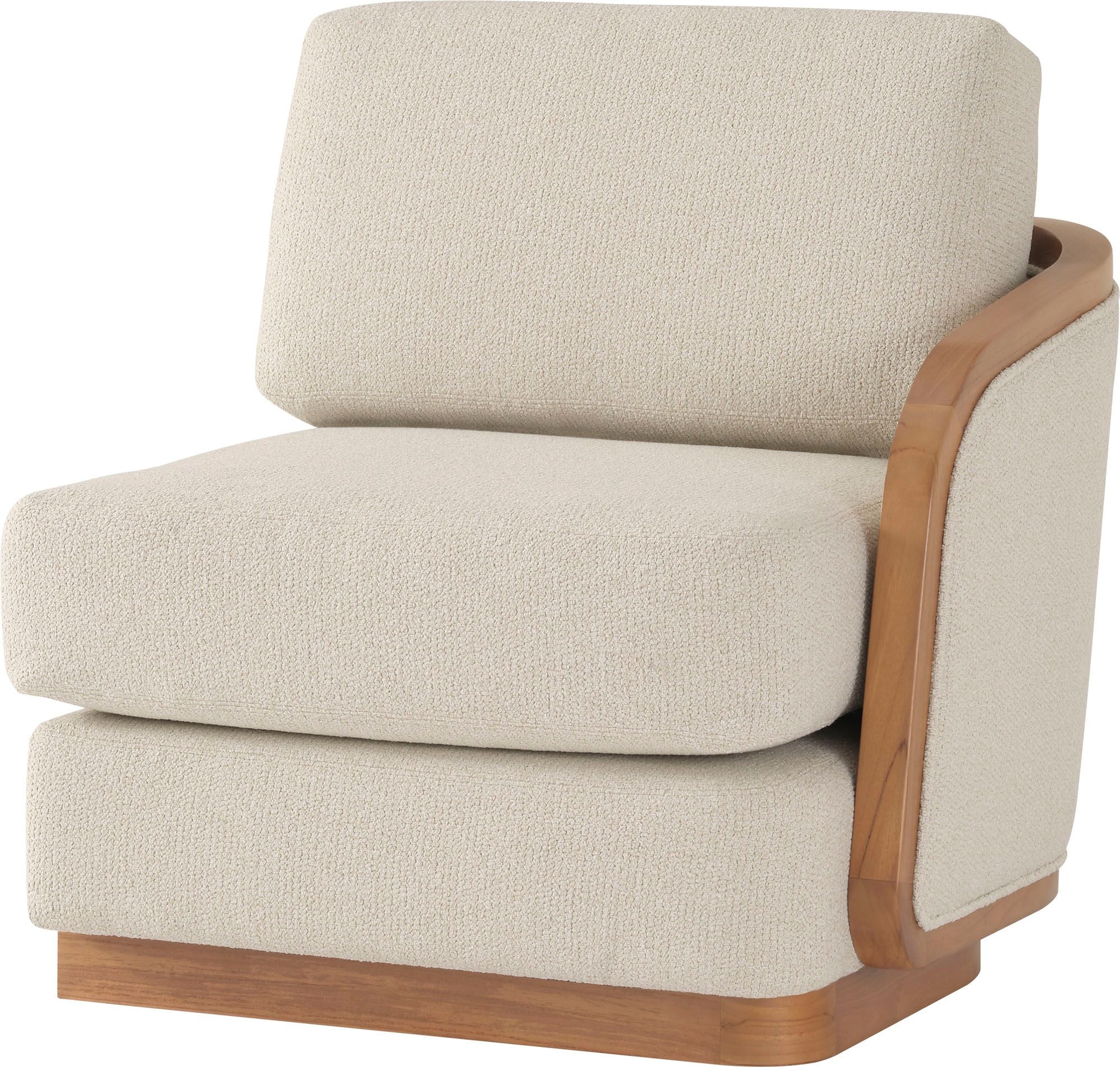 McGuire Furniture Schooner Outdoor Right Arm Chair MCO3553CR