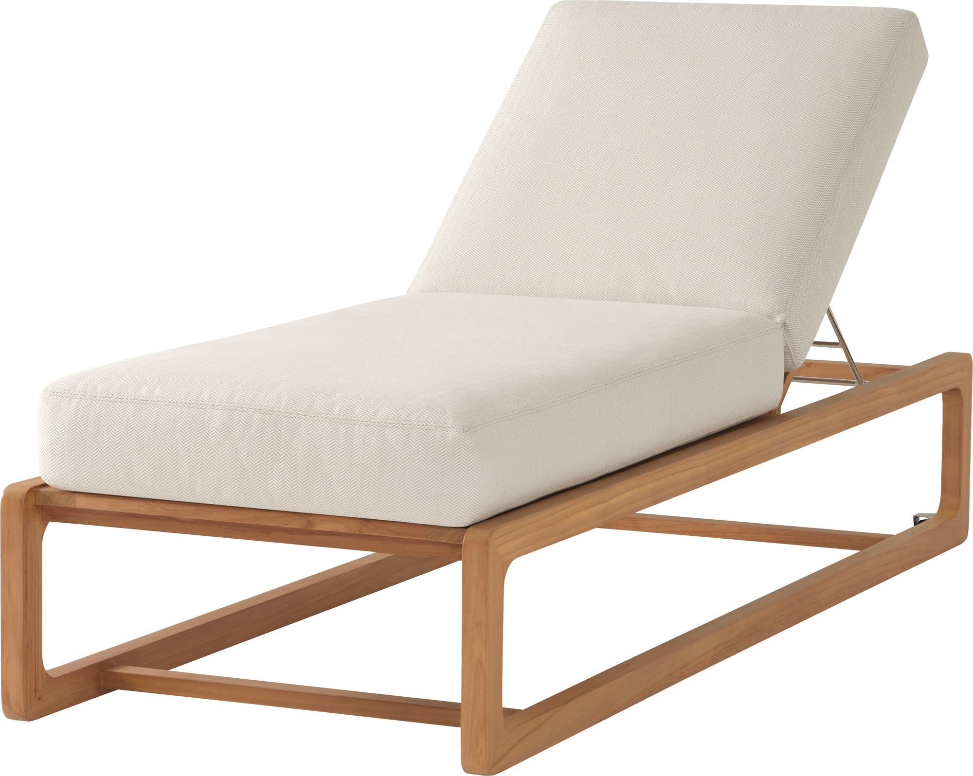 McGuire Furniture Schooner Outdoor Chaise Lounge MCO3555CS