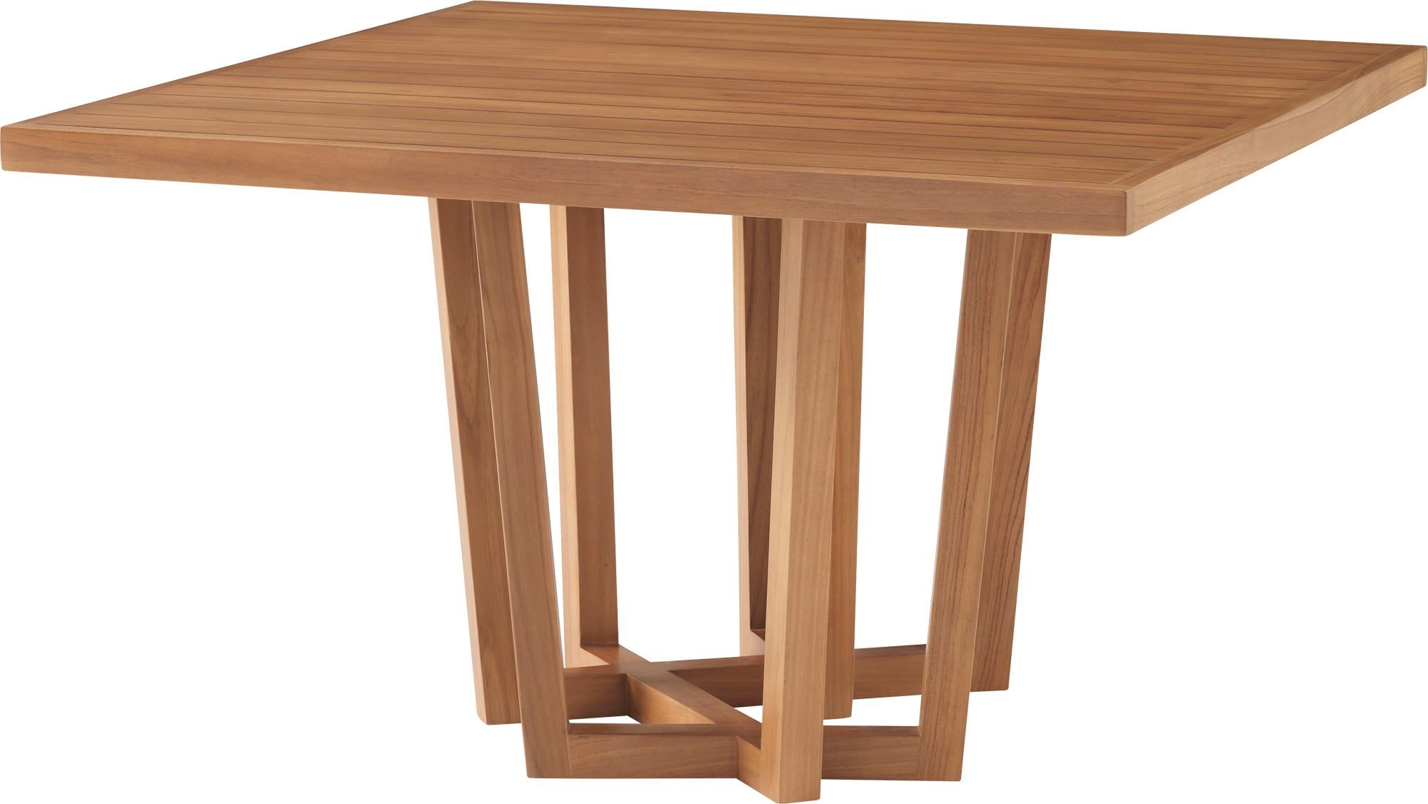 McGuire Furniture Cutter Square Dining Table - Wood Top MCO3637