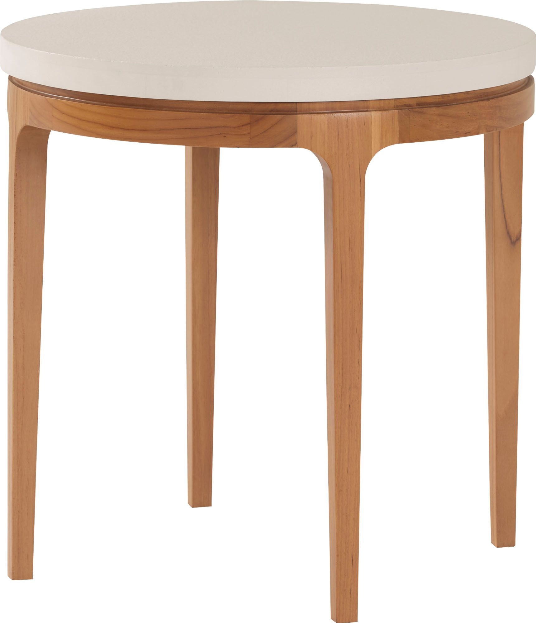 McGuire Furniture Sloop Round Side Table MCO3657