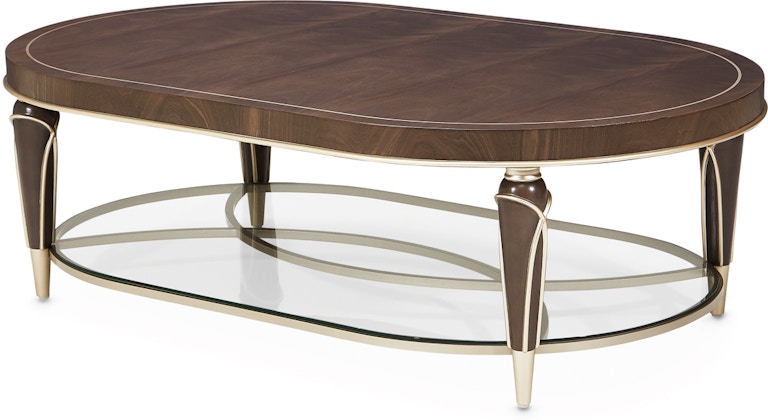 Living Cocktail Furniture Room Aico Oval Table N9008201-410