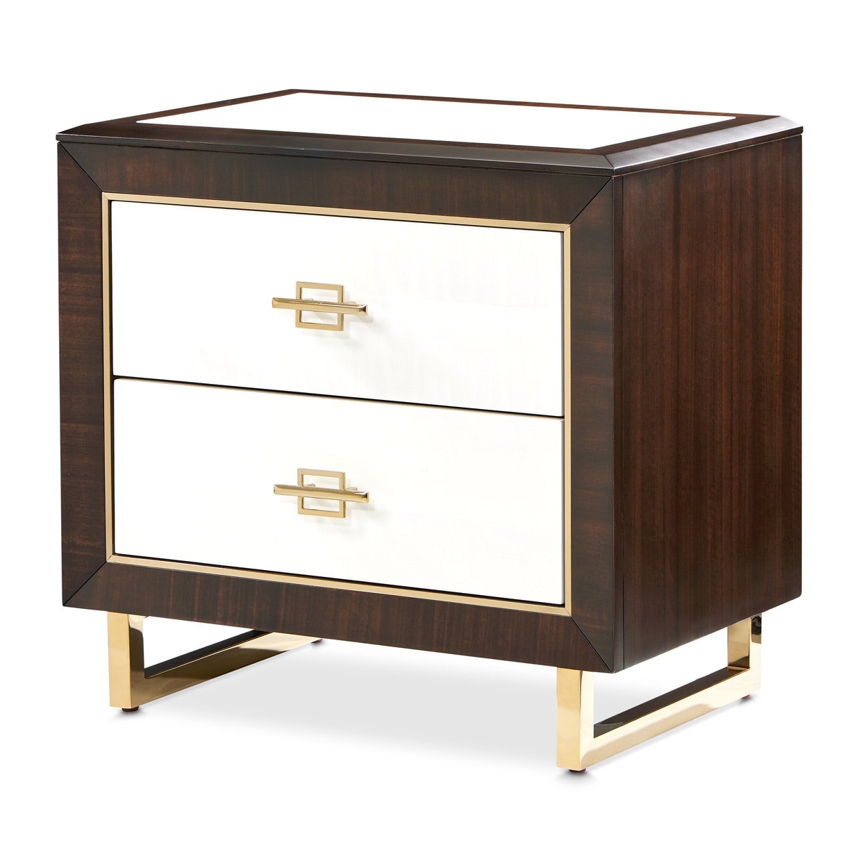 Espresso color store nightstand