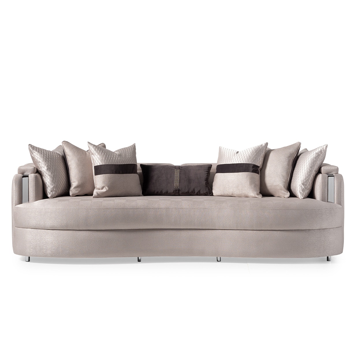 Aico Furniture LFR-CRMA816-ZNC-808 Living Room Mansion Sofa