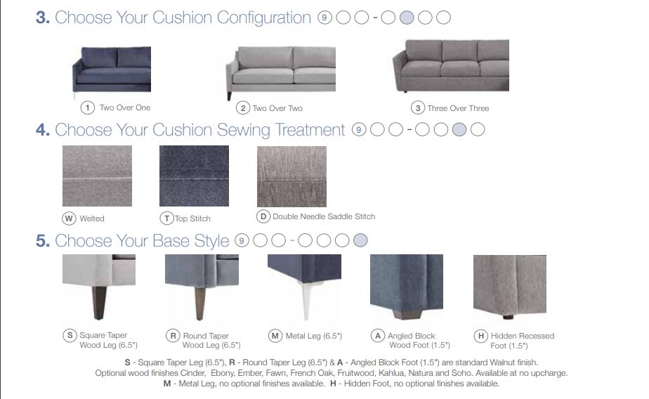 Precedent Furniture Modern Intuition Living Room Custom