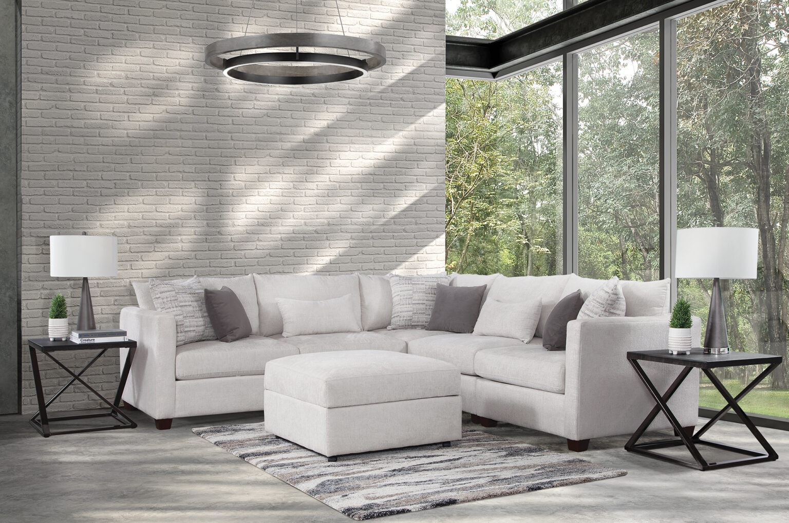 Luke Home Furniture Leisure Living by Luke Modular Sectional Newport 4050 Group