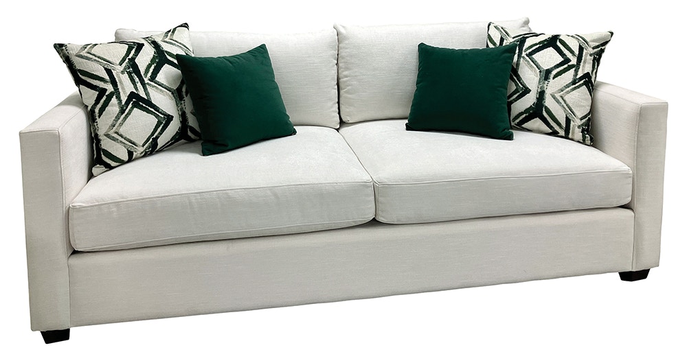 Luke Home Furniture Leisure Living by Luke Sofa in Clarkson Ivory Newport 4050-S