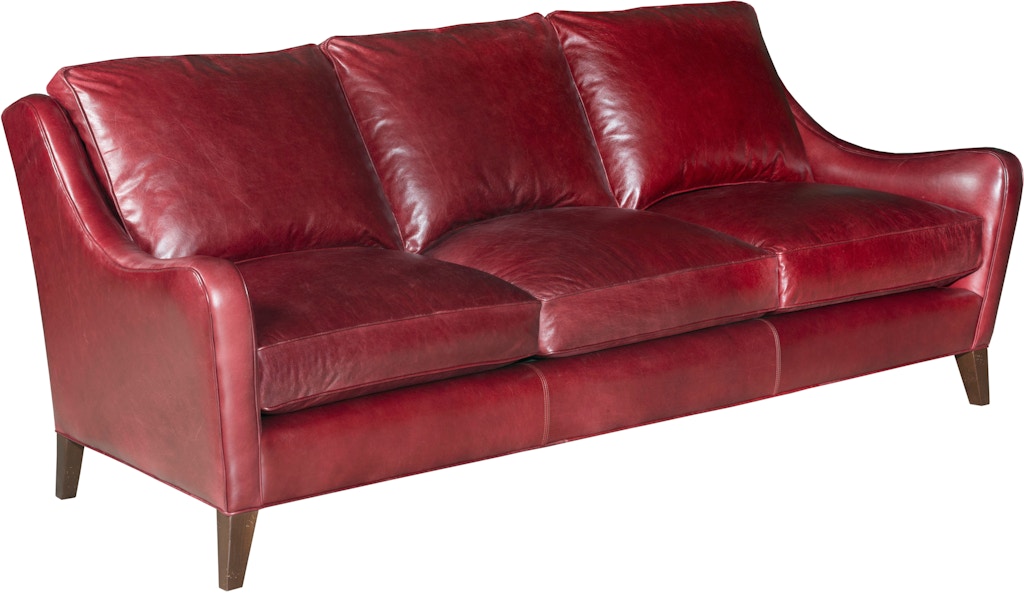 our house leather sofa