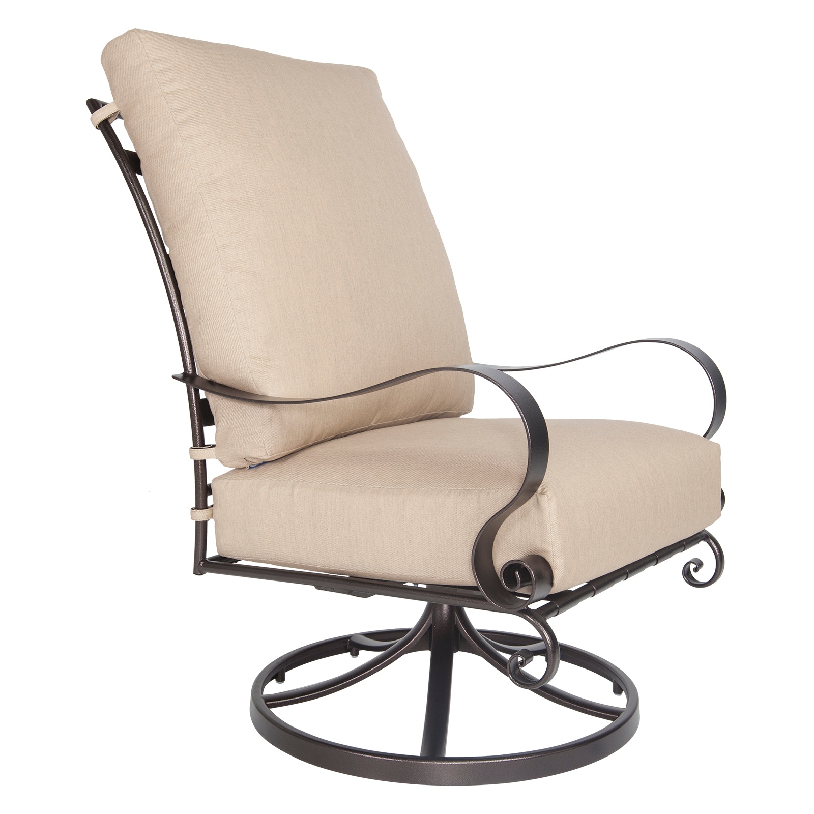 OW Lee Furniture 2037SR OutdoorPatio Marquette HiBack Swivel Rocker
