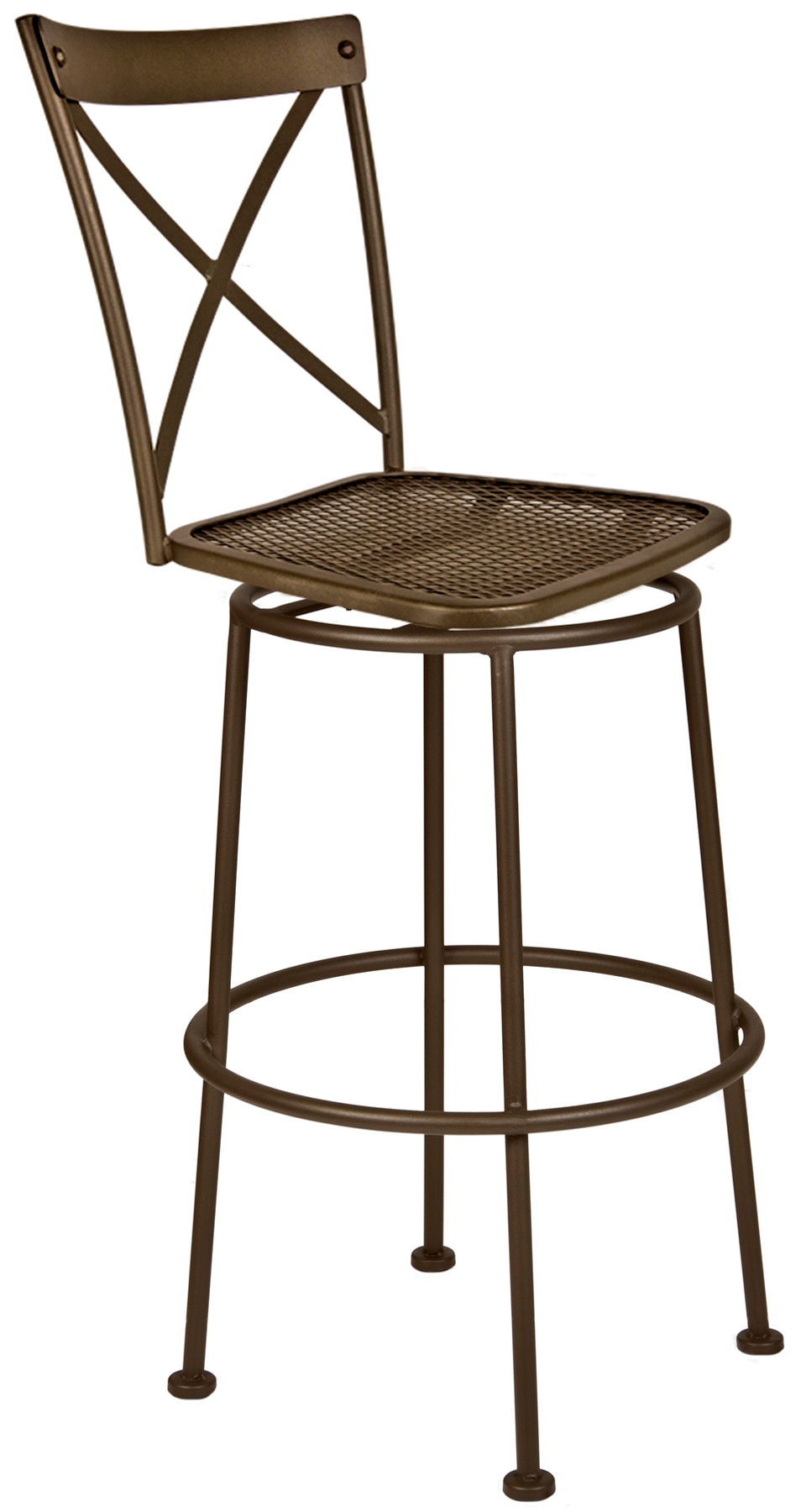 OW Lee Furniture 516SBS OutdoorPatio Villa Armless Swivel Bar Stool