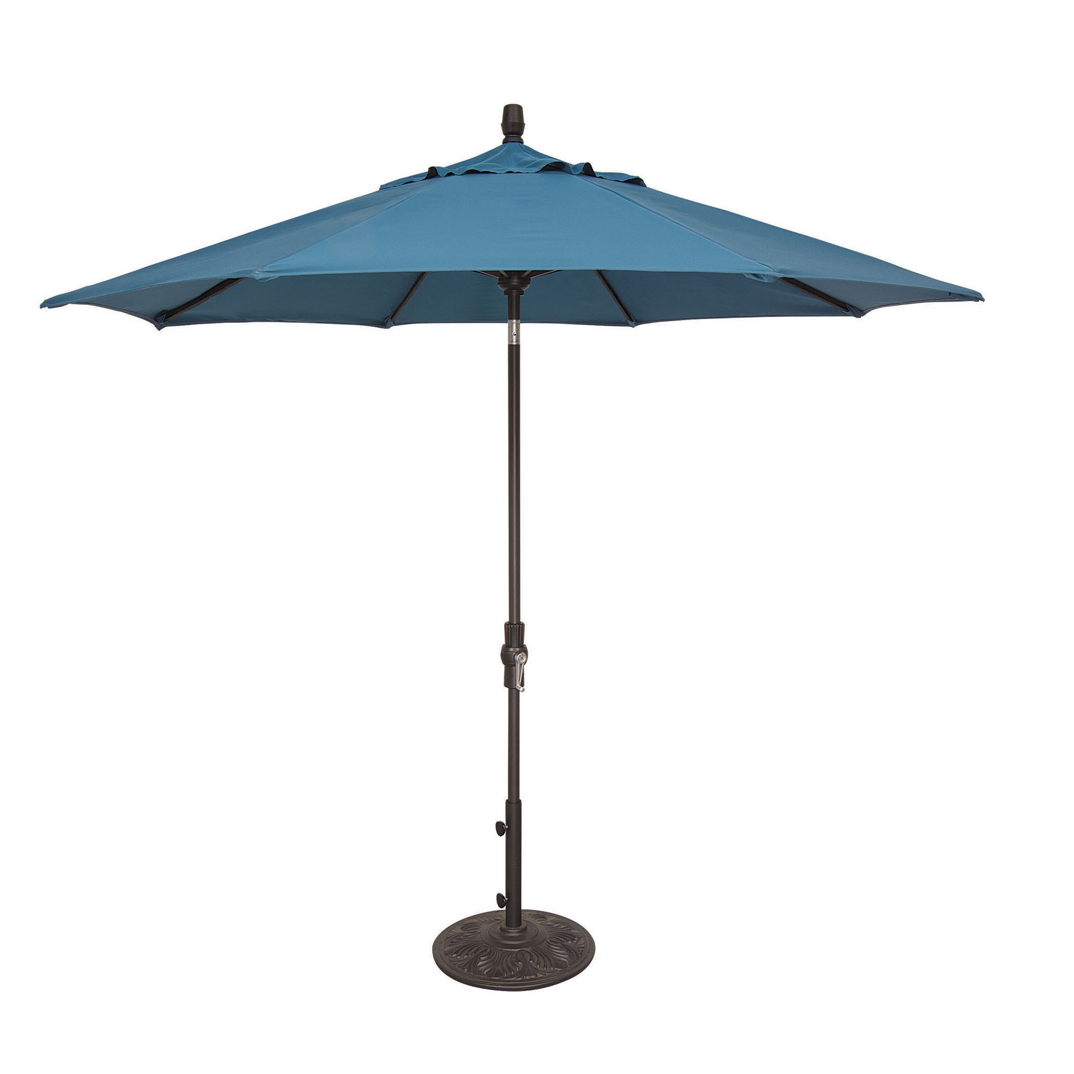 Ow Lee Furniture U 9mb Outdoorpatio 9 Ft Brown Frame Collar Tilt Market Umbrella