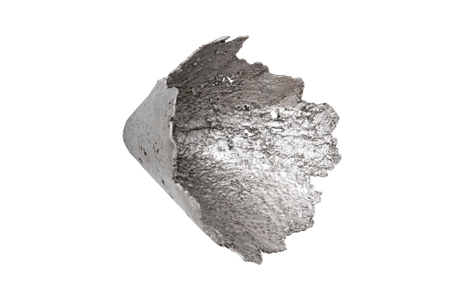 Phillips Collection Jagged Splash Bowl Wall Art, Silver Leaf PH103661
