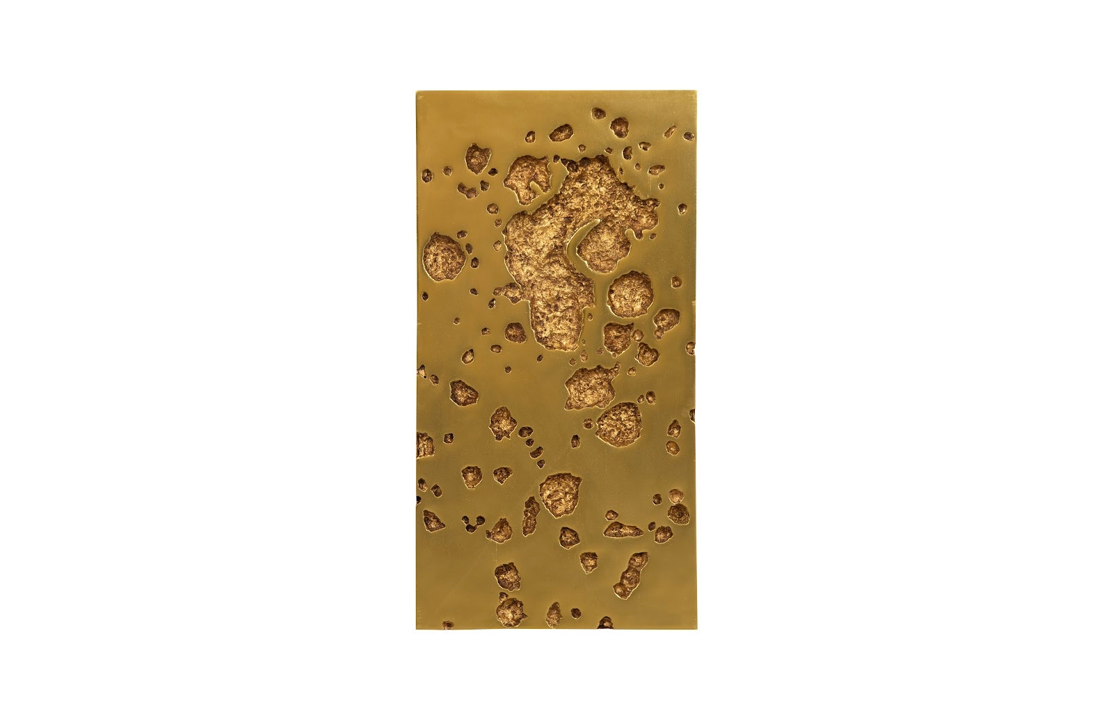 Phillips Collection Splotch Wall Art, Rectangle, Gold Leaf PH107320