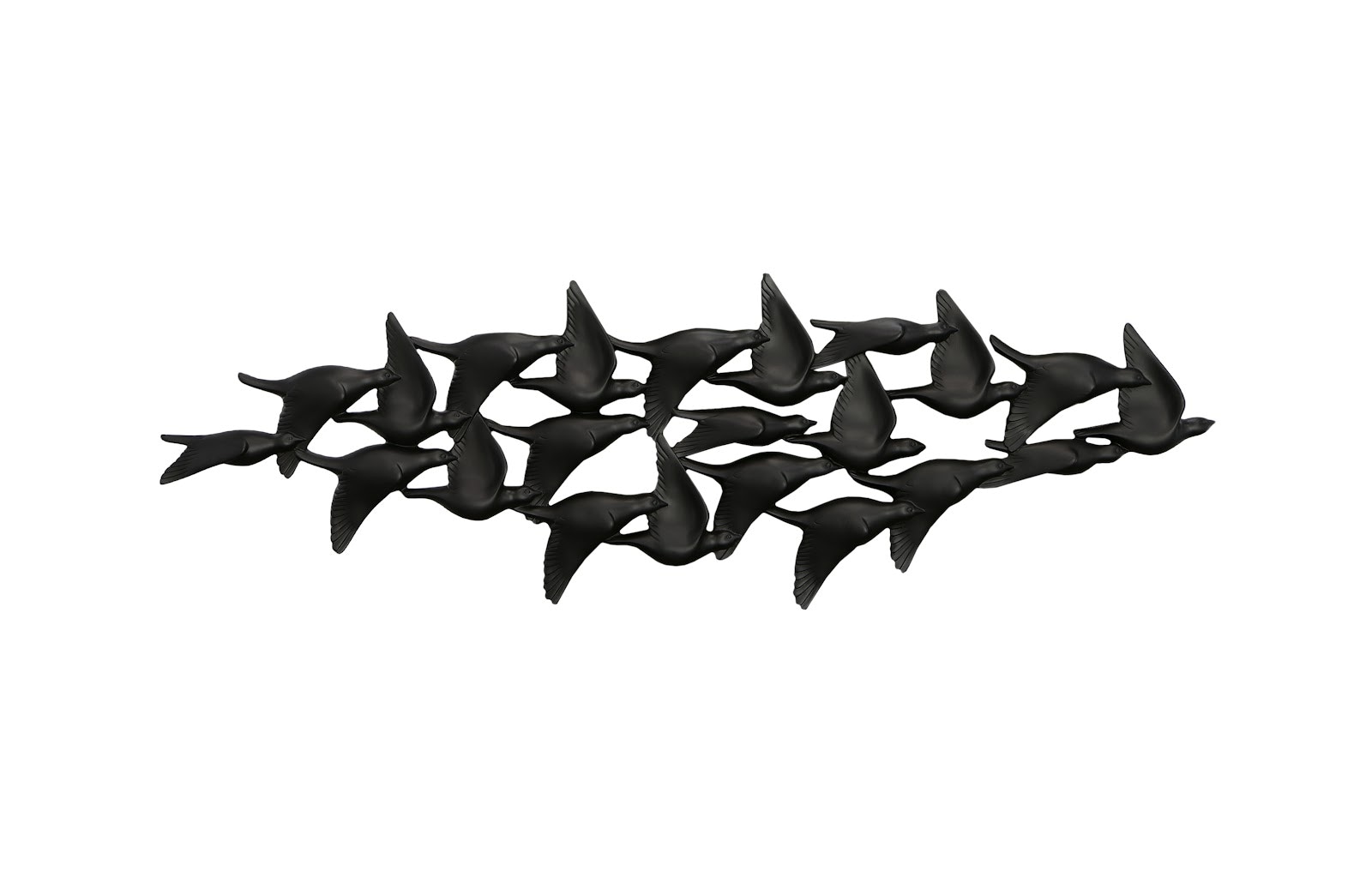 Phillips Collection Flock Of Birds Wall Art, Black PH112985