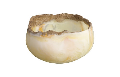 Phillips Collection Cast Onyx Bowl, White Cloud PH115103