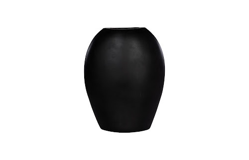 Phillips Collection Pod Vase, Large, Black Matte PH117203
