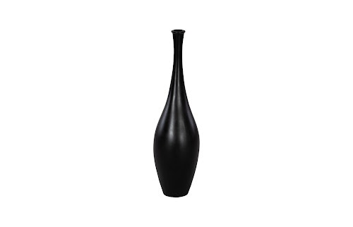 Phillips Collection Trumpet Vase, Medium, Matte Black PH117204