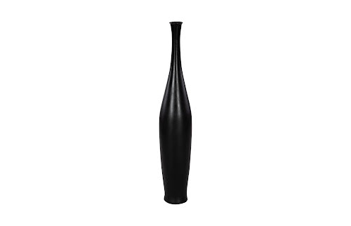 Phillips Collection Trumpet Vase, Large, Matte Black PH117205
