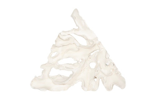Phillips Collection Contour Cast Root Triangle Wall Art, Faux Bleached PH118731