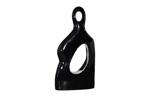 Phillips Collection Male Sculpture, Gel Coat Black, Colossal PH118776