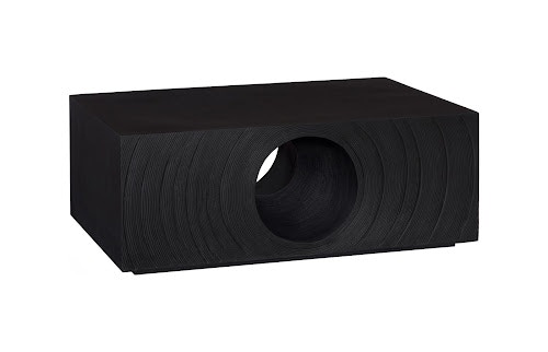 Phillips Collection Void Coffee Table, Black Stone PH119469