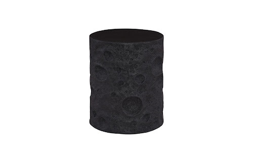 Phillips Collection Crater Side Table, Black Stone PH119471