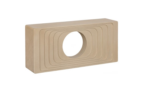 Phillips Collection Centered Console Table, Sand Dune PH119874