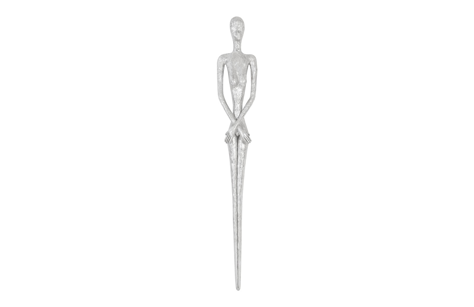 Phillips Collection Lottie Wall Sculpture, Resin, Silver Leaf PH95574