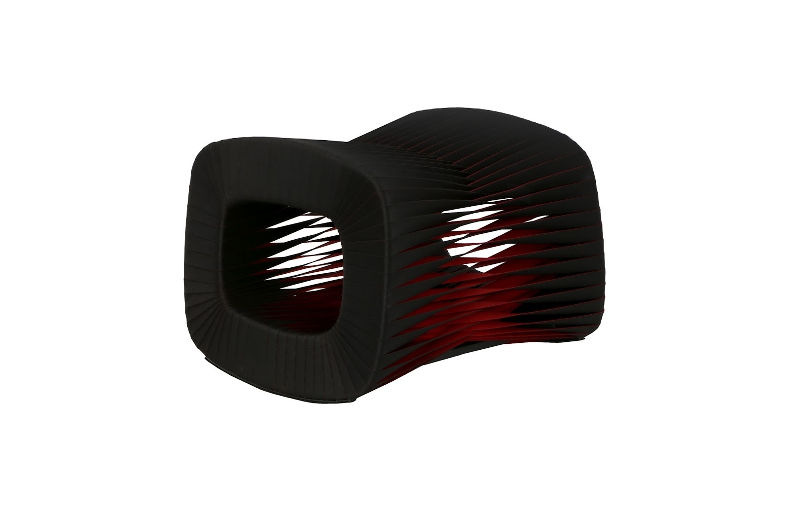 Phillips Collection Seat Belt Ottoman B2064BZ