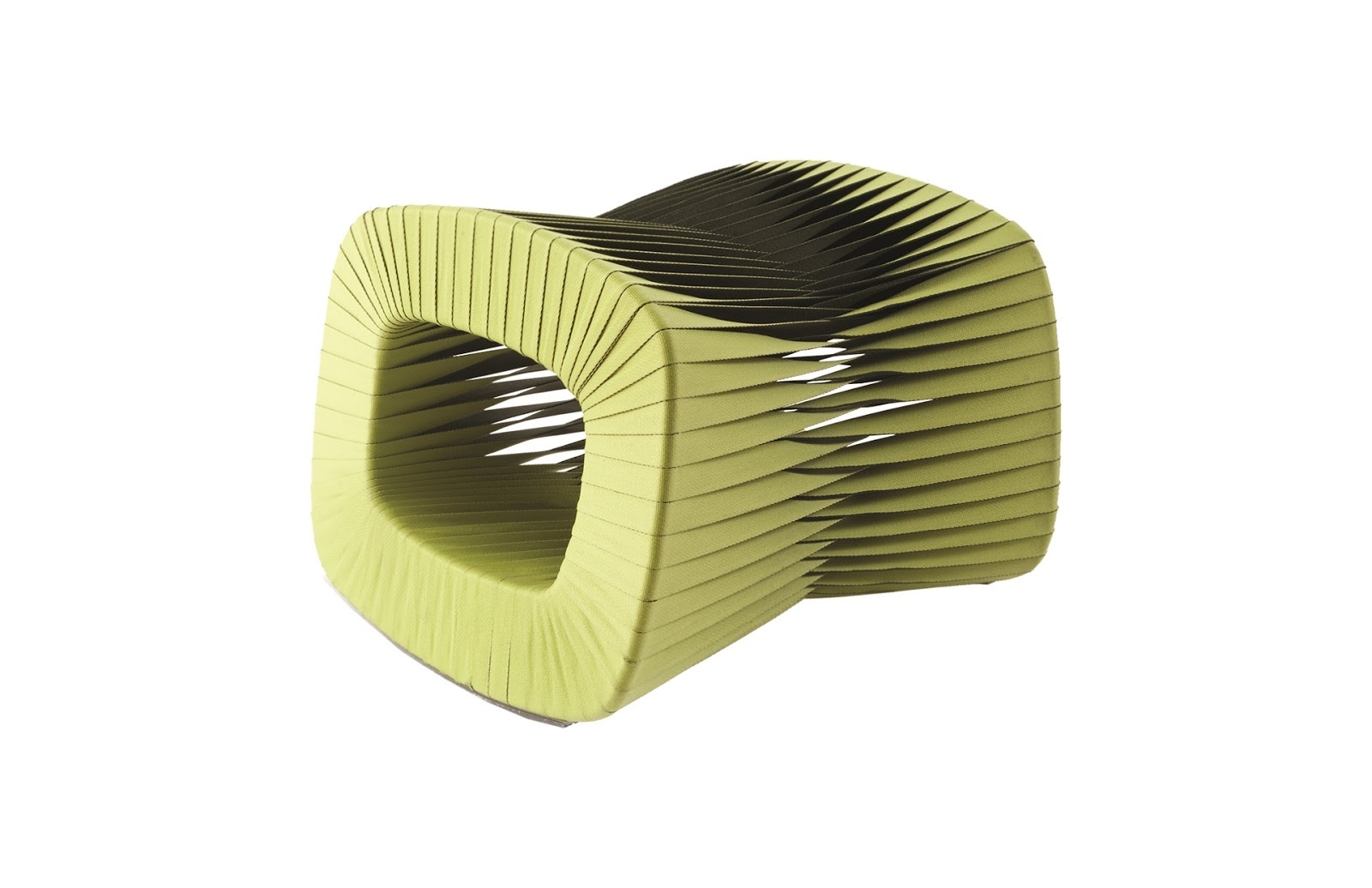 Phillips Collection Seat Belt Ottoman B2064GZ