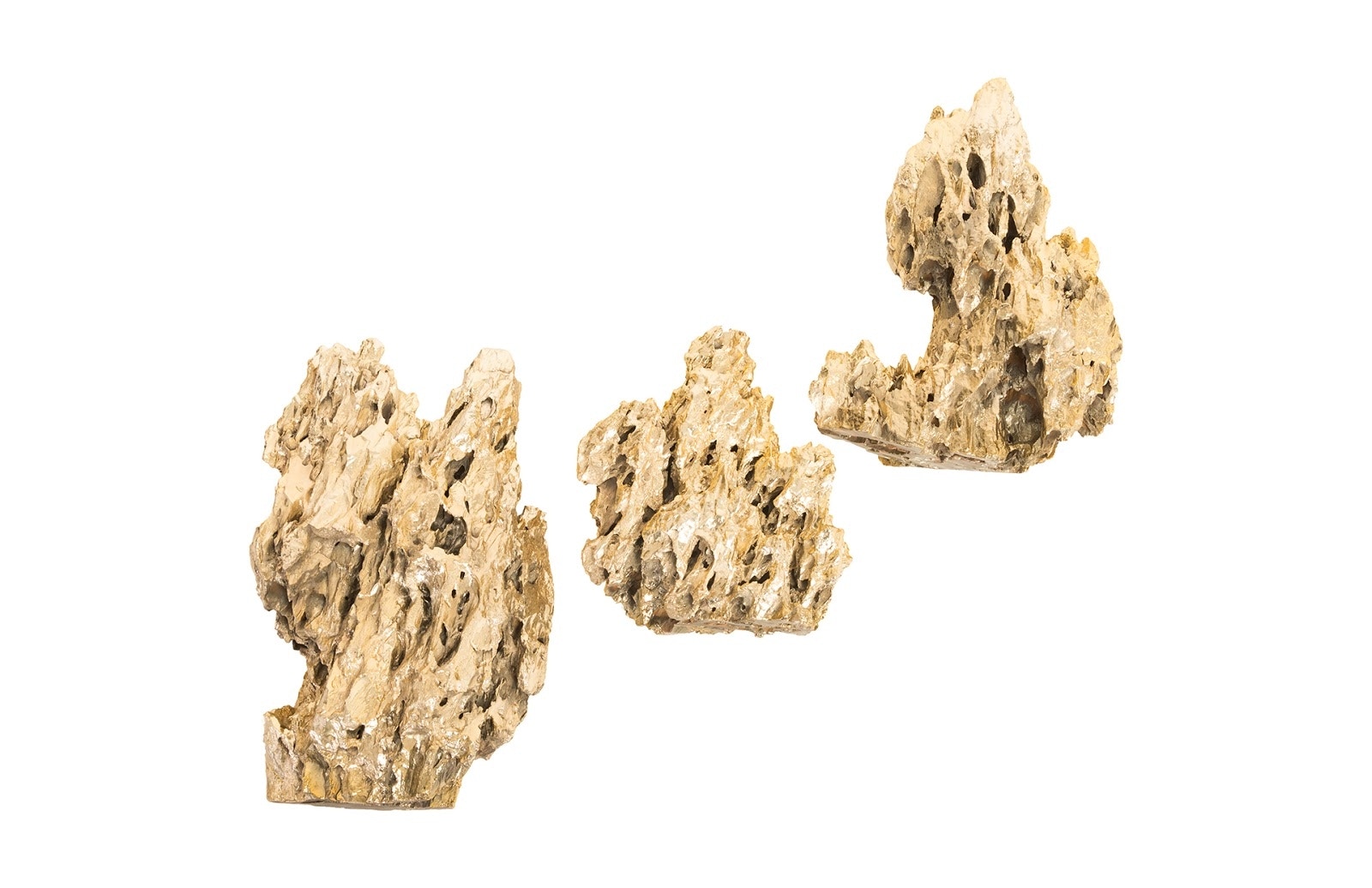 Phillips Collection Stalagmite Wall Art Plated Brass CH82563