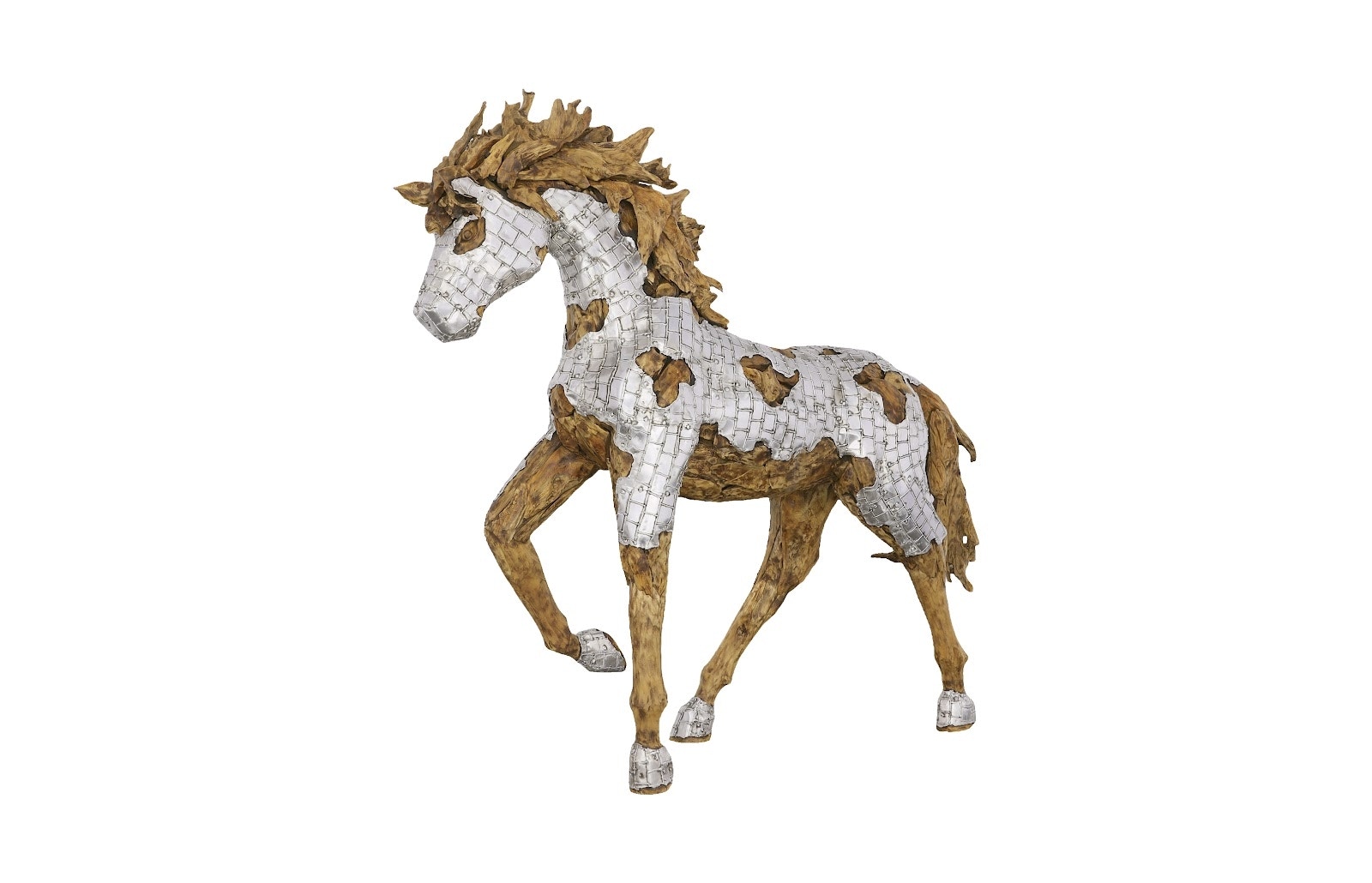 Phillips Collection Mustang Horse Armored Sculpture, Galloping ID113410