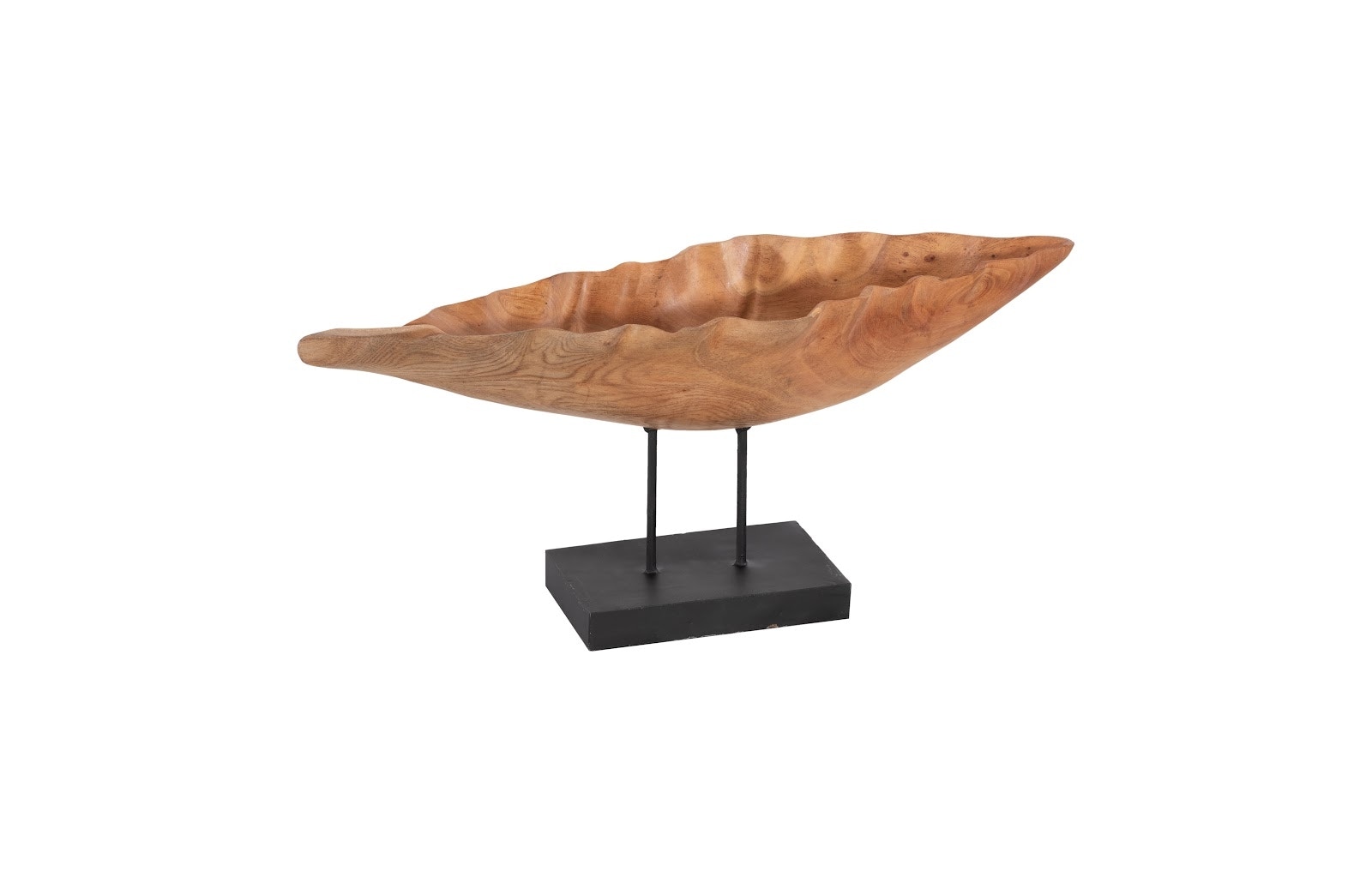Phillips Collection Carved Leaf Sculpture on Stand ID83700