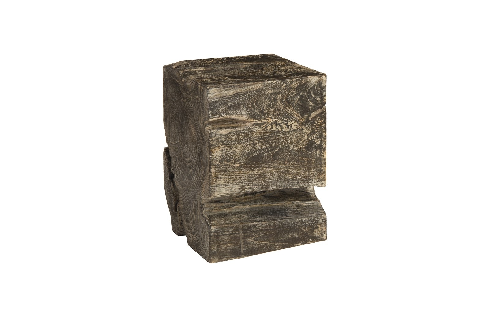 Phillips Collection Black Wash Stool ID85087