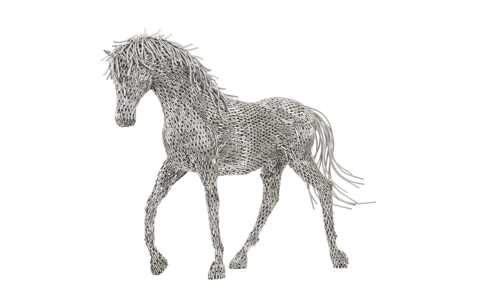 Phillips Collection Horse Pipe Sculpture, Walking ID96061