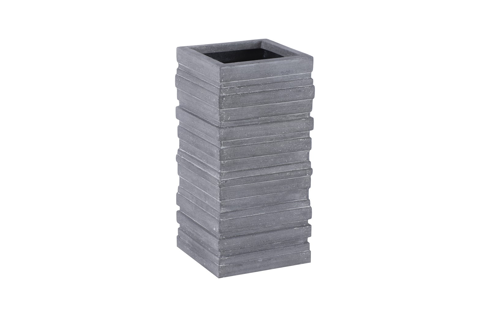 Phillips Collection June Square Planter, Gray, SM PH103540