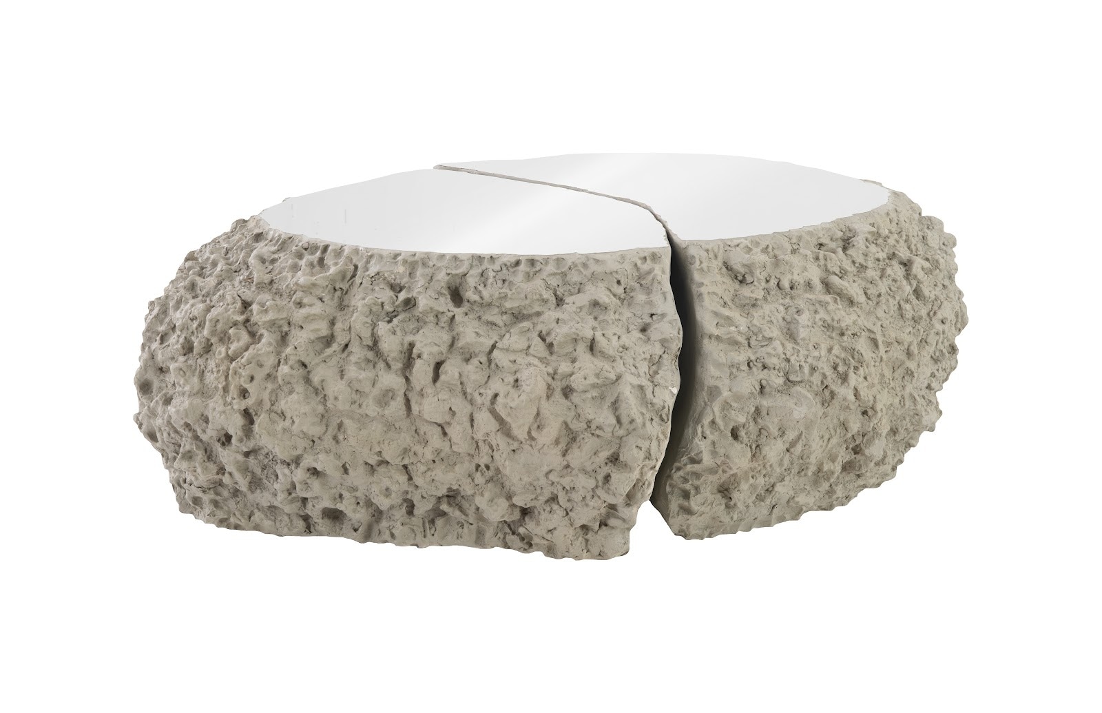 Phillips Collection Split the Difference Coffee Table, Ash PH107156