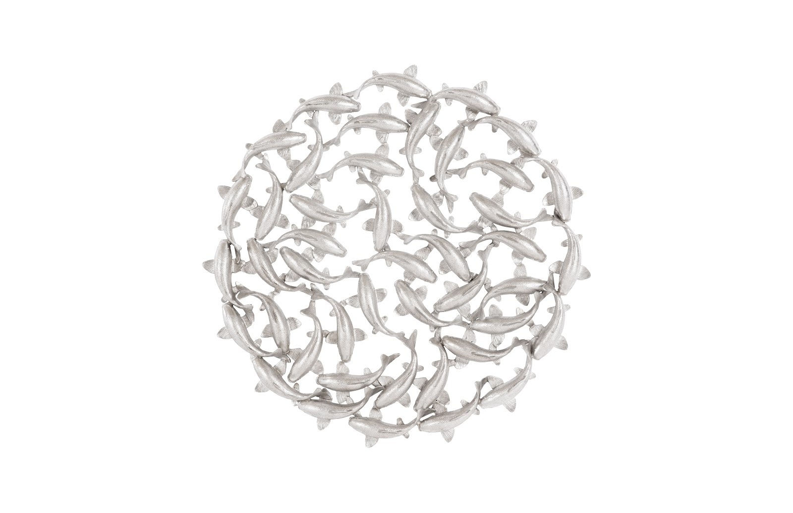 Phillips Collection Koi Wall Art, Silver Leaf PH110308