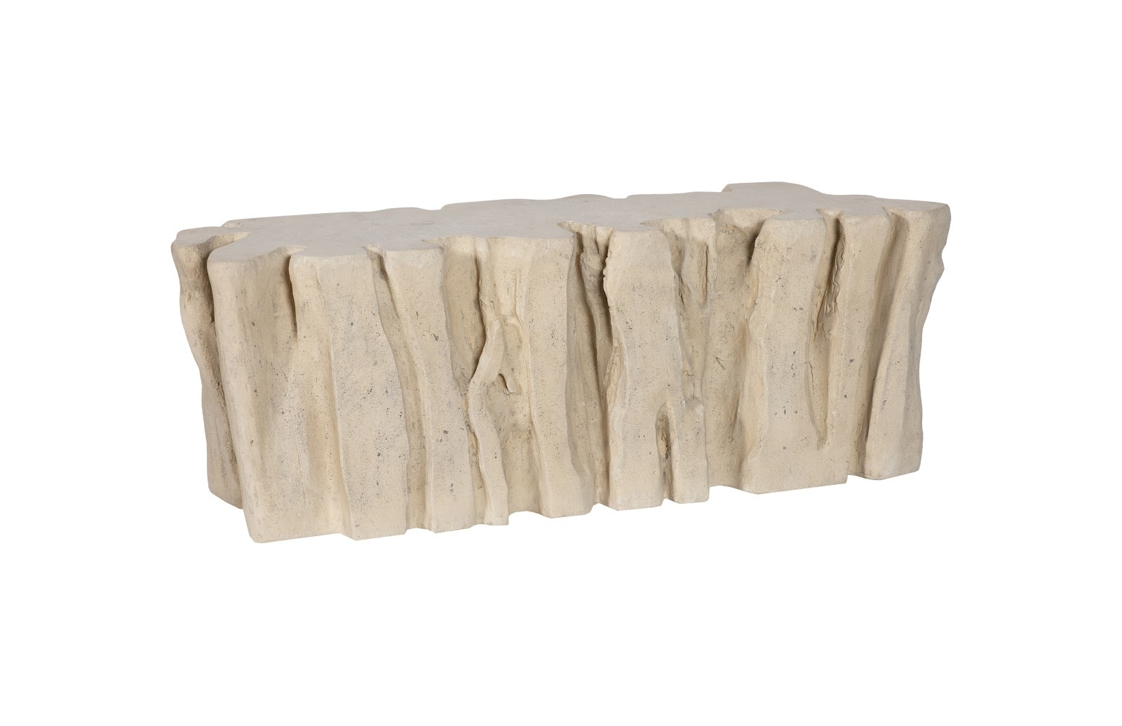 Phillips Collection Freeform Root Bench, Roman Stone PH110592