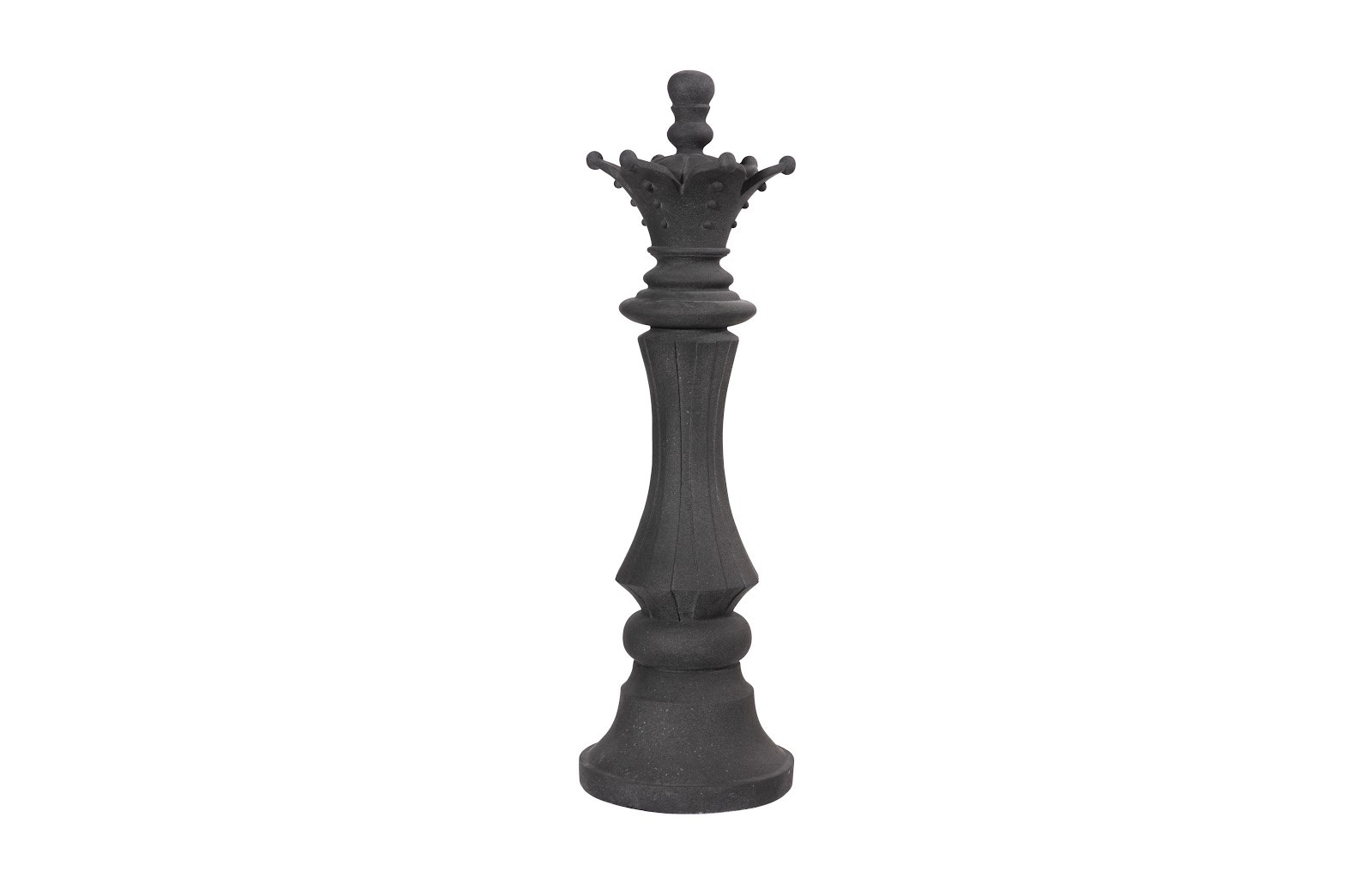 Phillips Collection Queen Chess Sculpture, Cast Stone Black PH115681