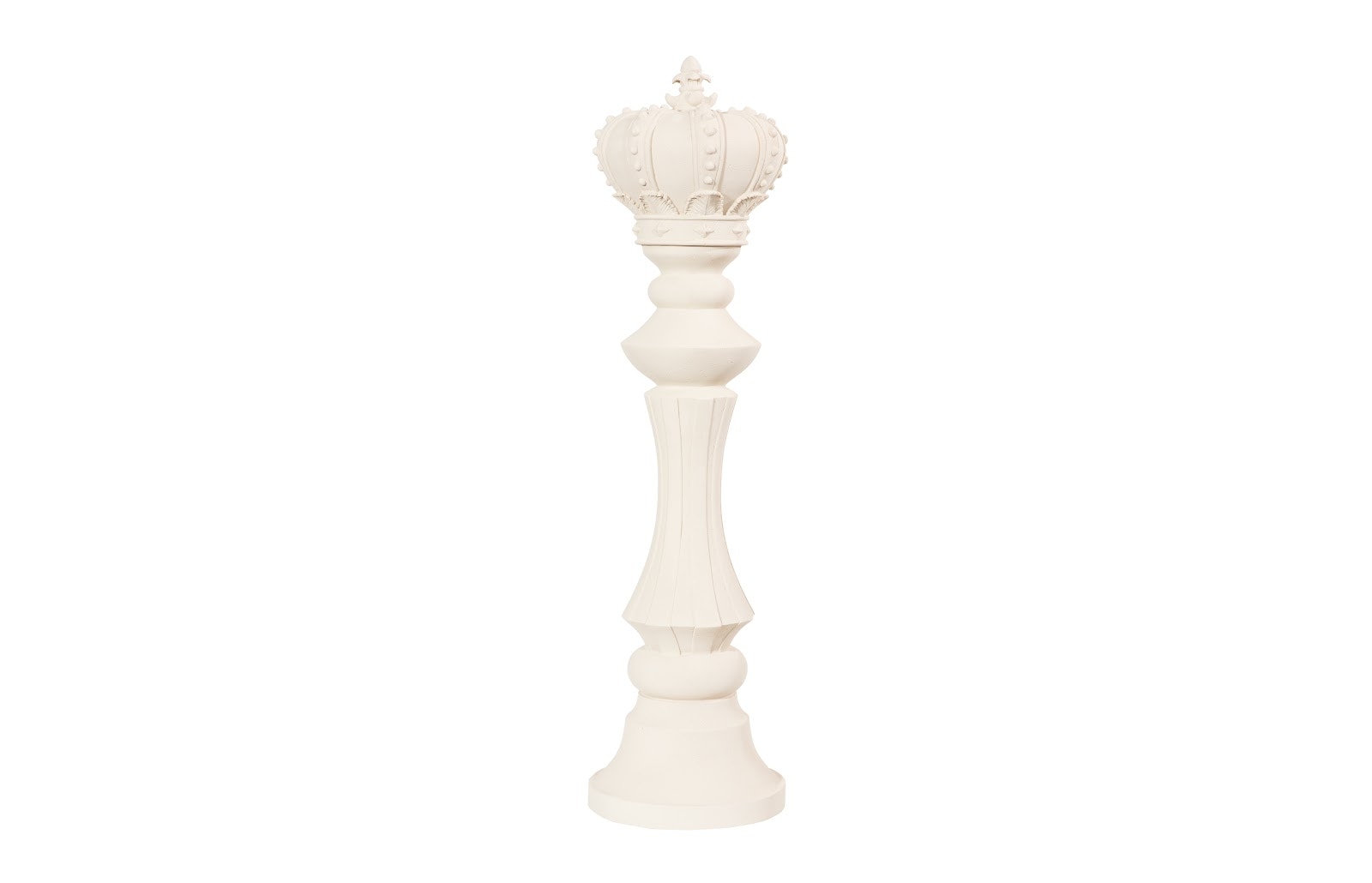 Phillips Collection King Chess Sculpture, Cast Stone White PH115686