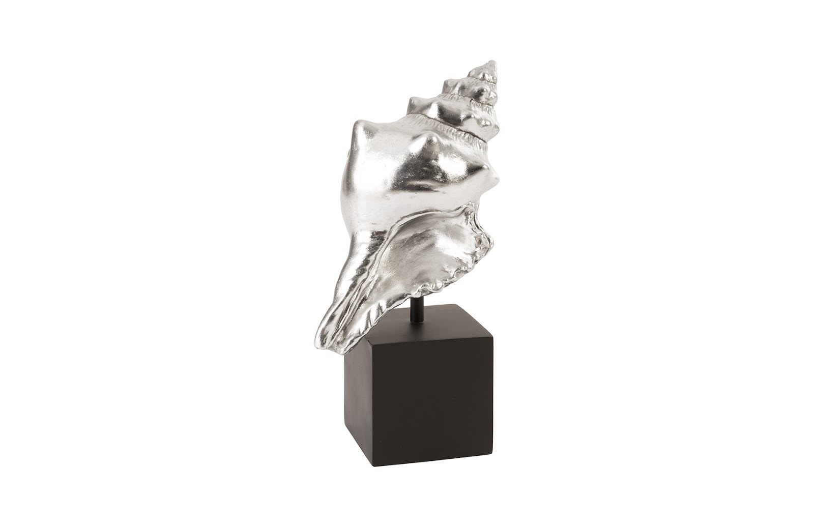 Phillips Collection Conch Table Sculpture, Silver Leaf PH80669