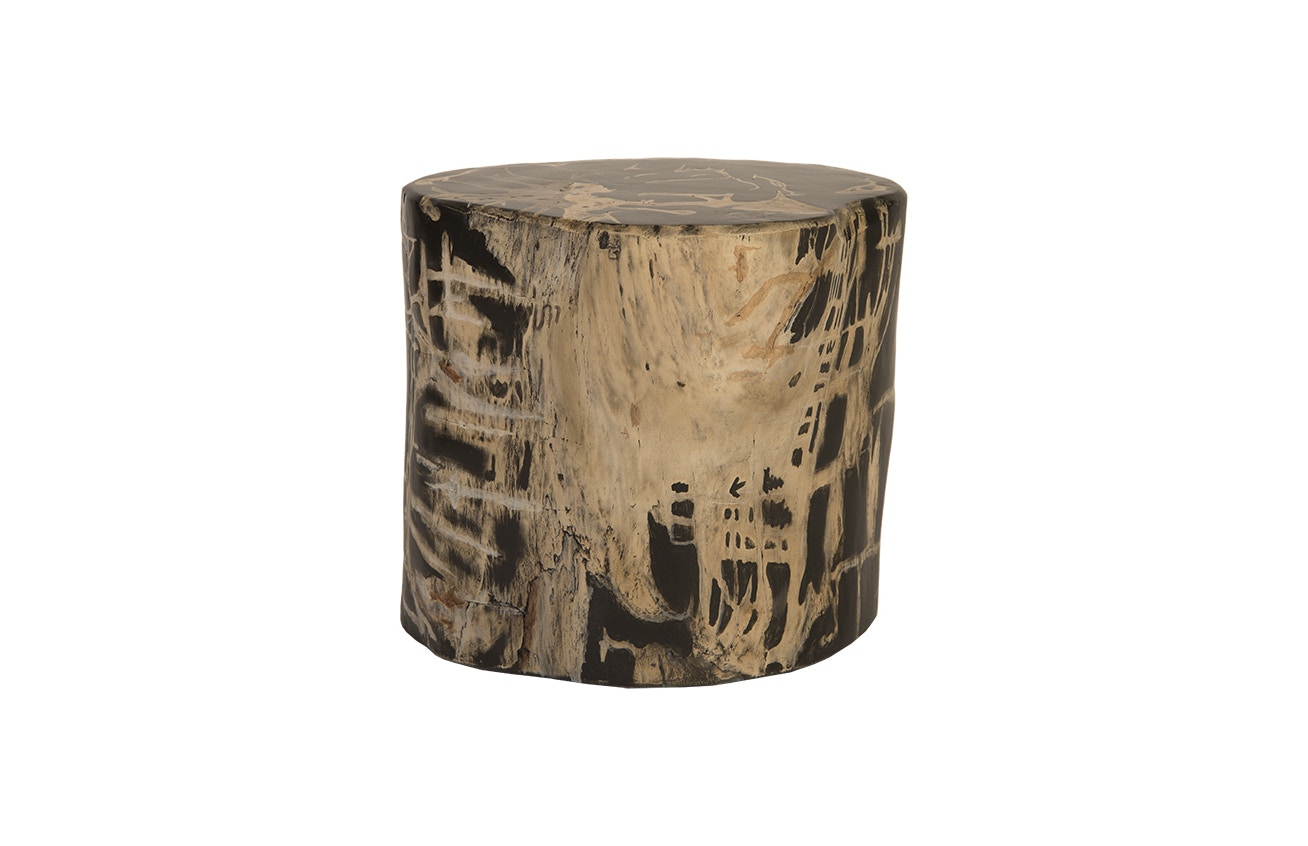 Phillips Collection Cast Petrified Wood Stool PH82367
