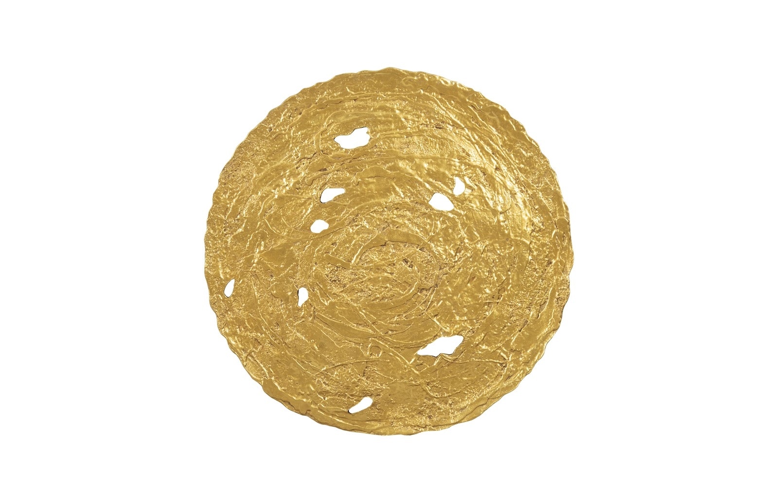 Phillips Collection Molten Wall Disc, Large, Gold Leaf PH83688
