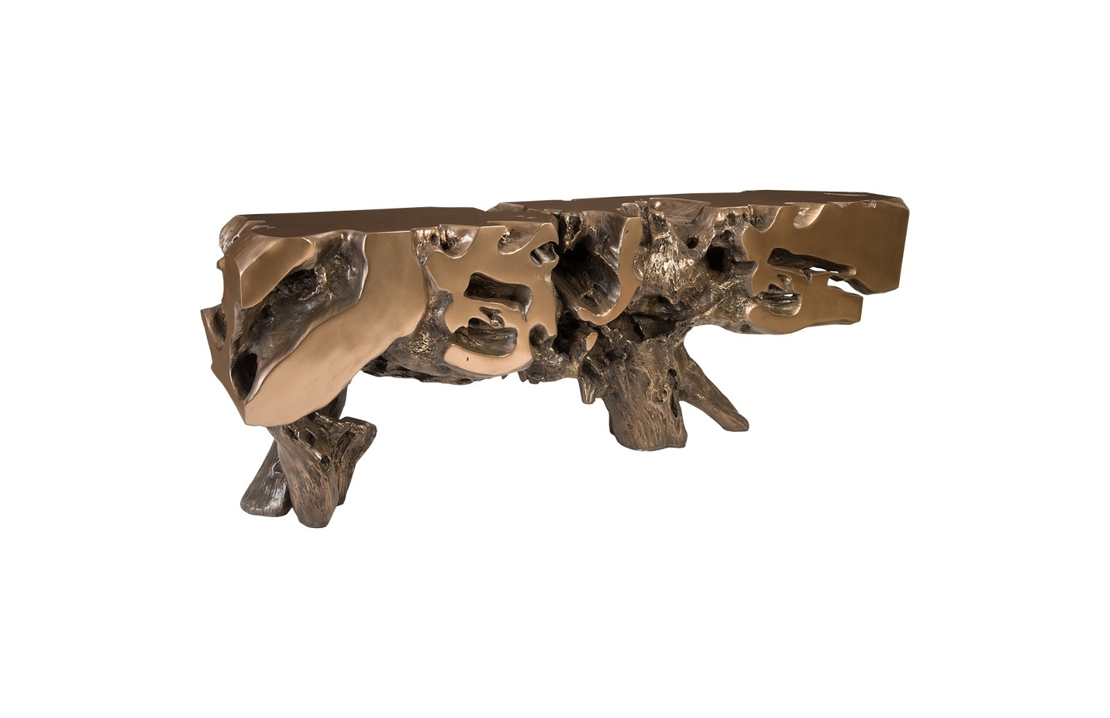Phillips Collection Freeform Console Table,Bronze , XL PH85666