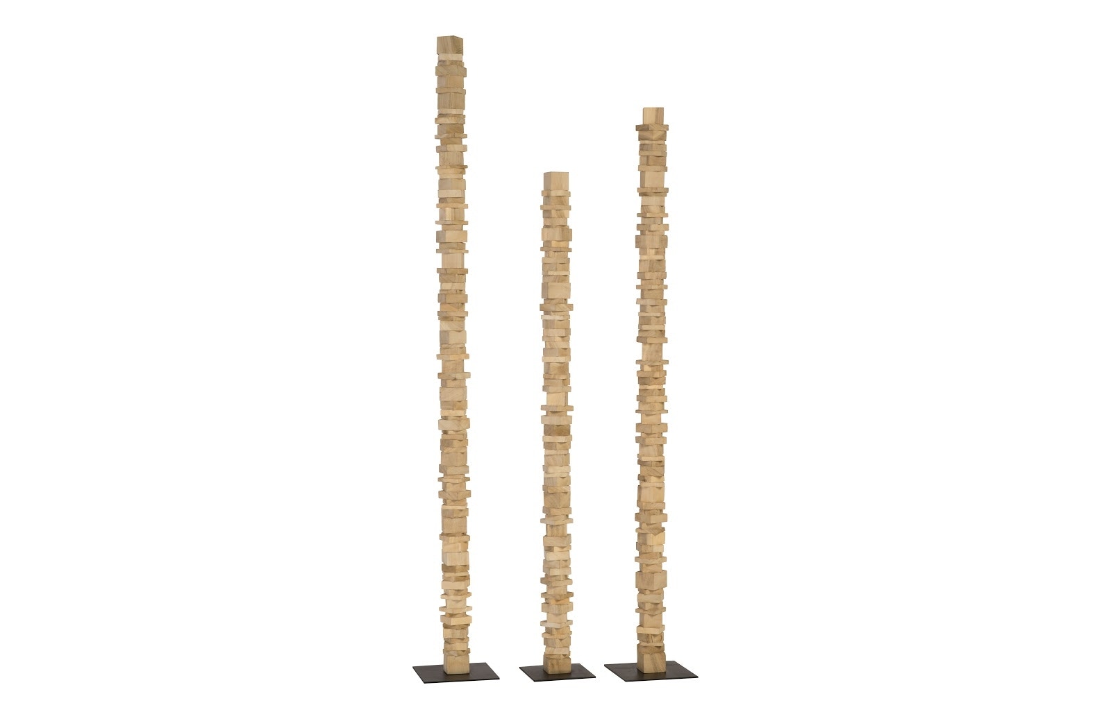Phillips Collection Stacked Wood Floor Sculptures TH89174