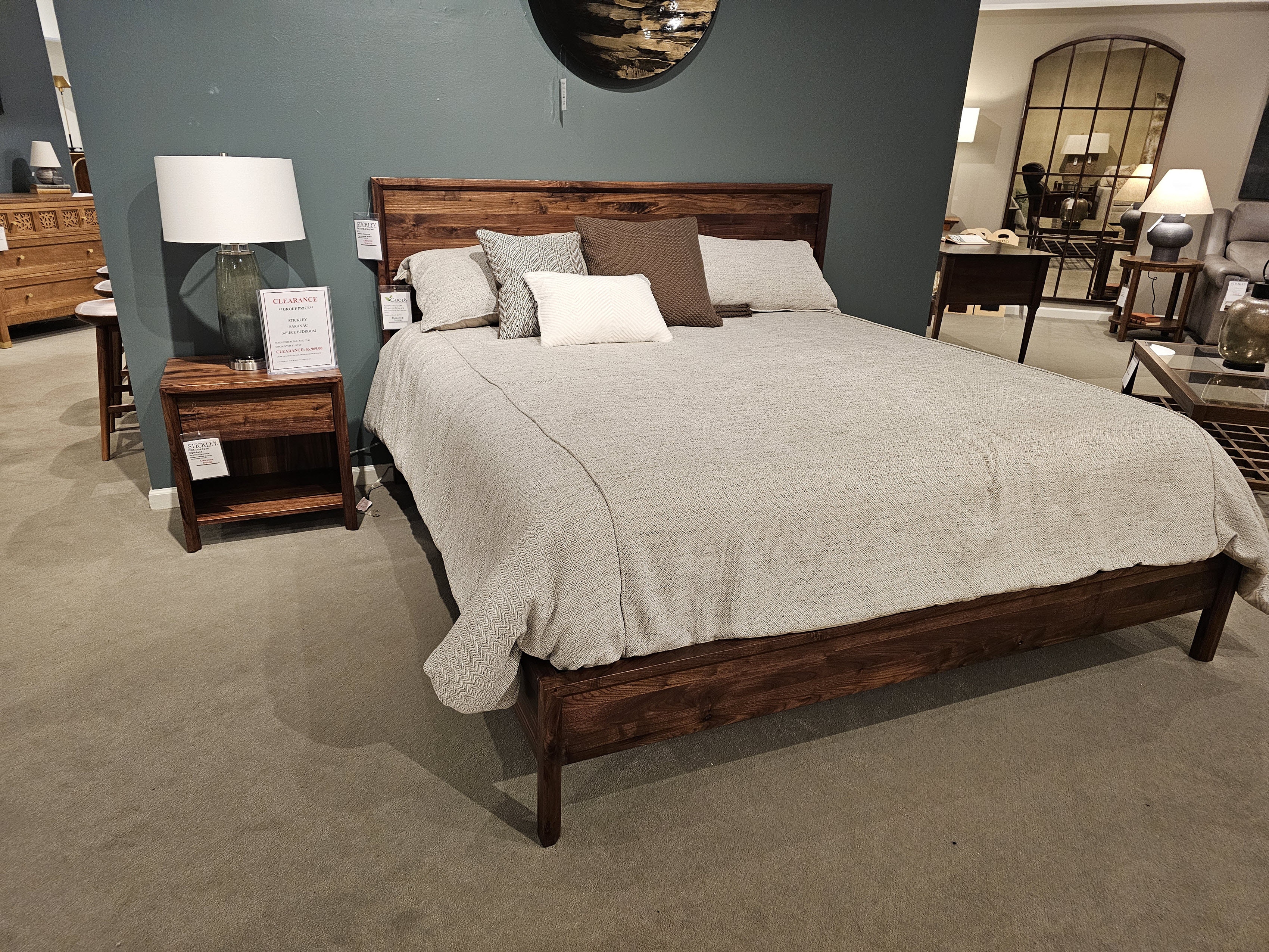 Stickley 3-Piece Bedroom Set Saranac Bedroom Group
