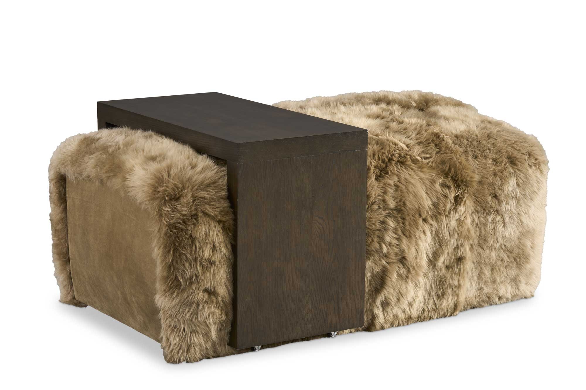 Sherrill Over & Under Cocktail Table & Ottoman A100-840