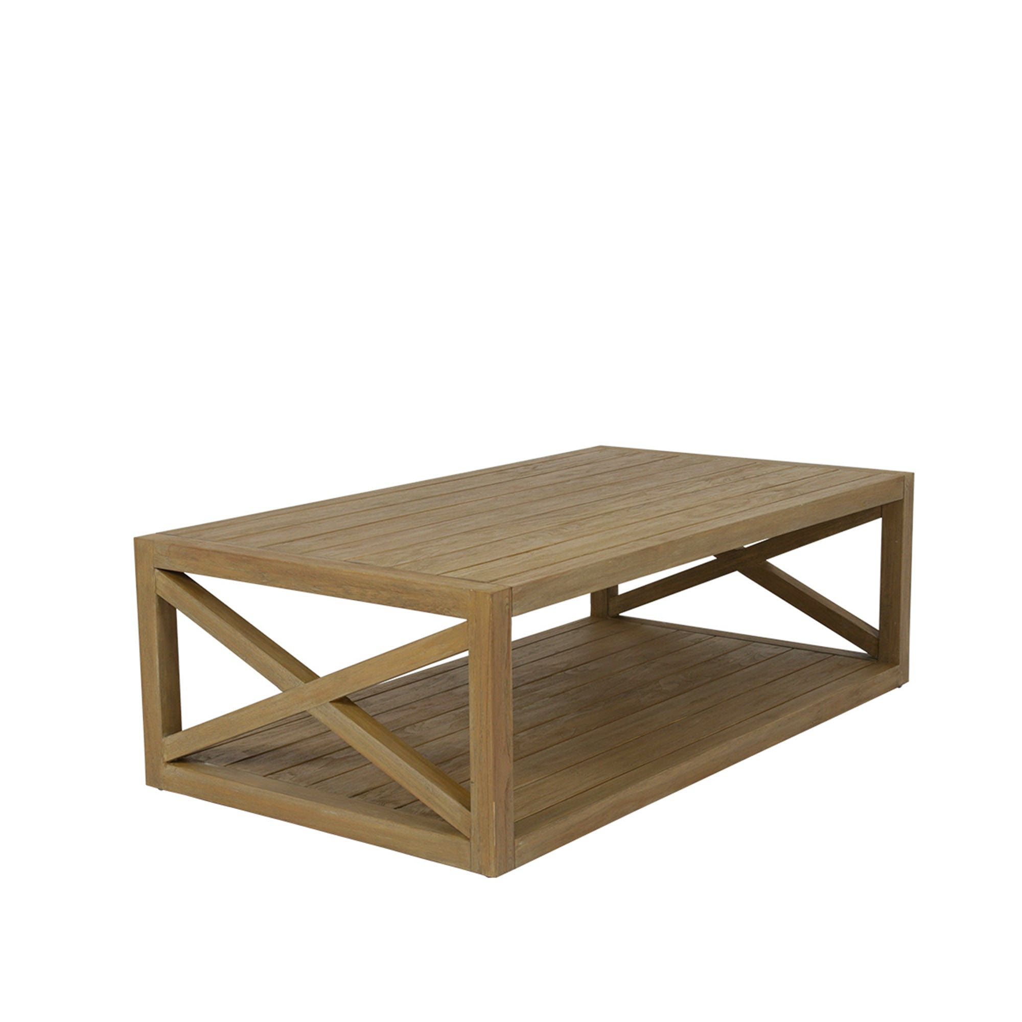 Sunset West Furniture Coastal Teak X Coffee Table 5501-XC